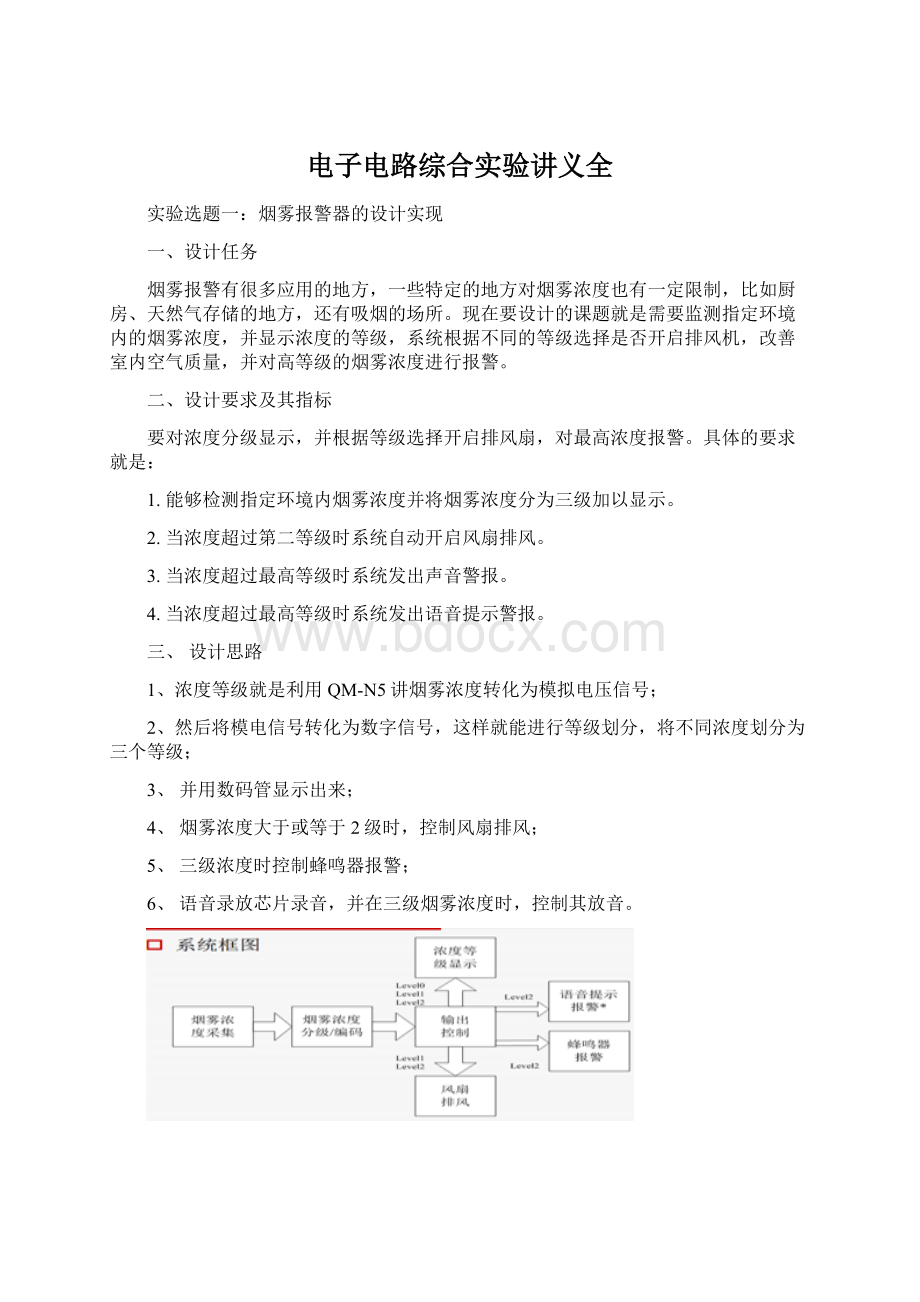 电子电路综合实验讲义全文档格式.docx