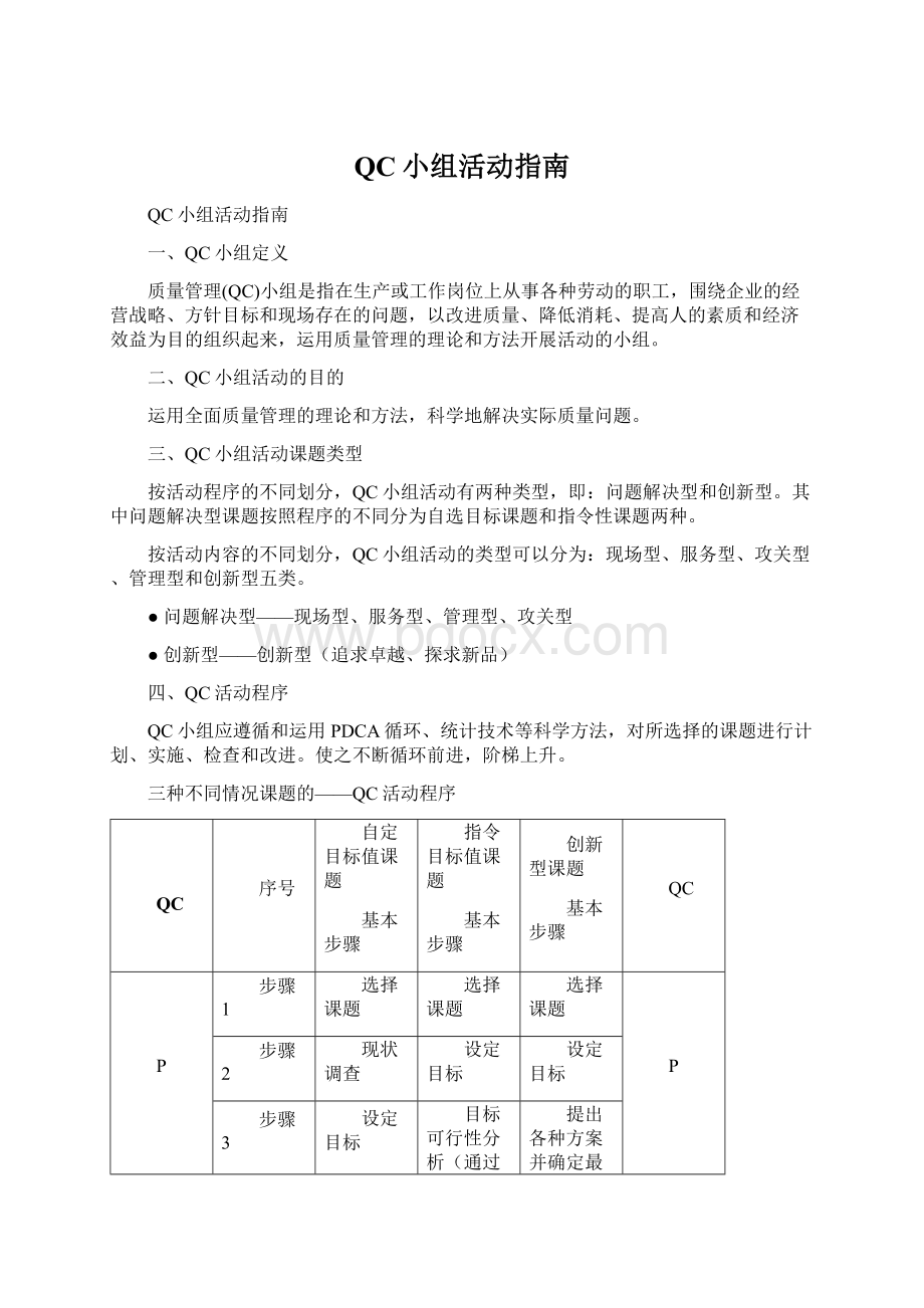 QC小组活动指南.docx_第1页