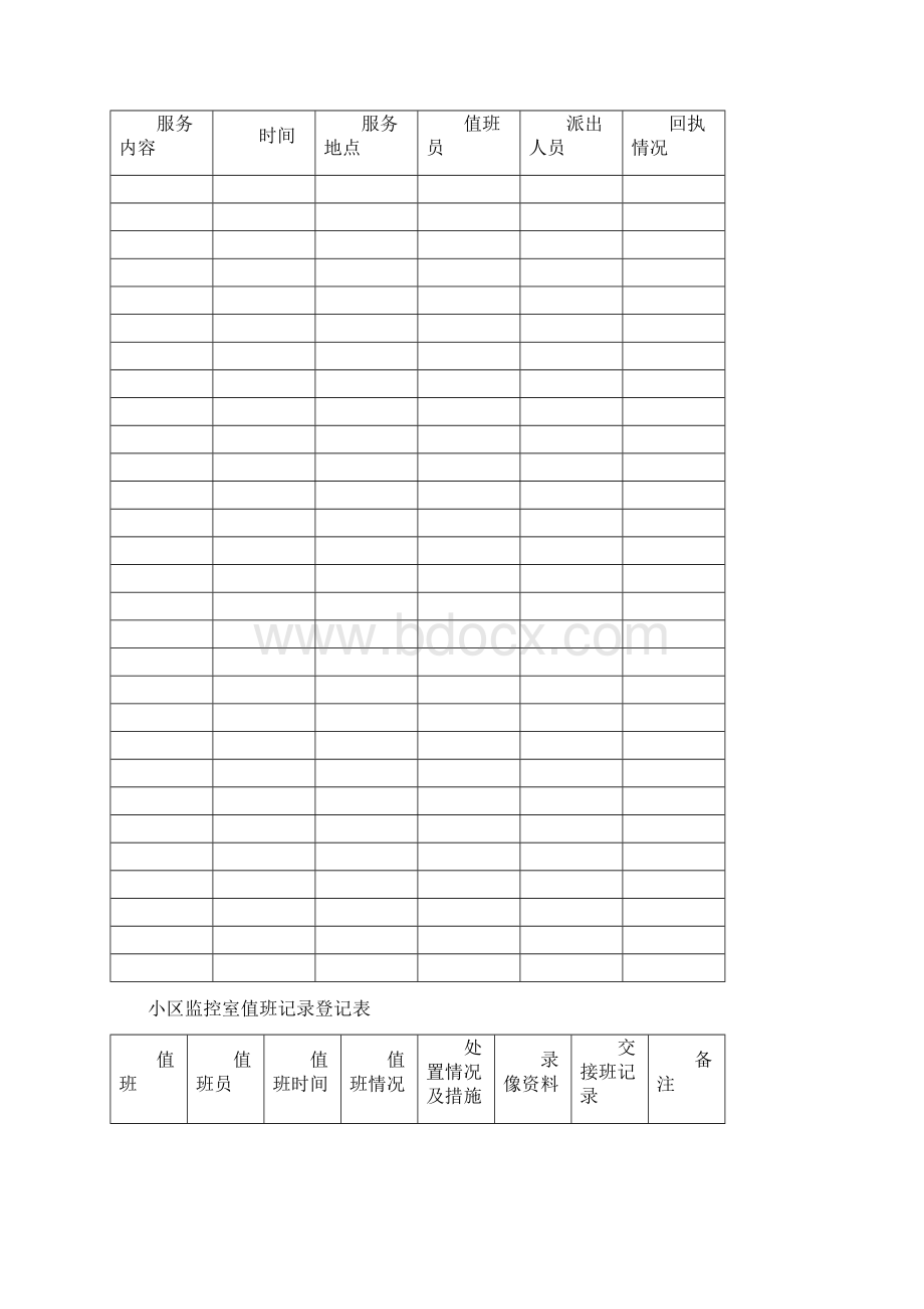 物业小区各项登记记录表.docx_第3页