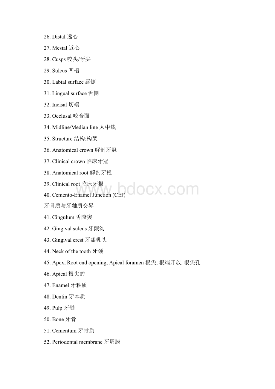 牙科专用术语英中对照表Word下载.docx_第2页