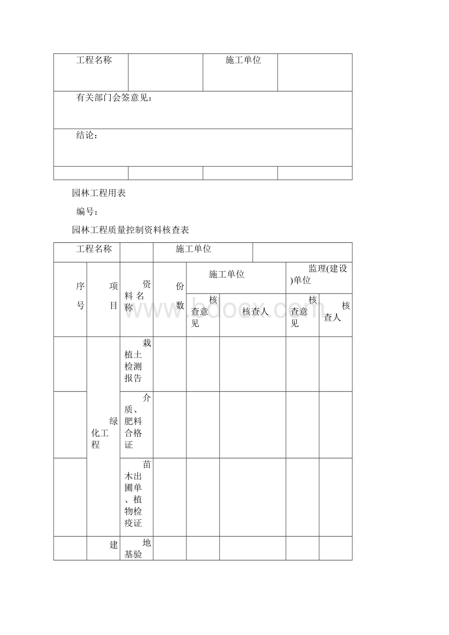 市政专项工程园林景观绿化施工工程通用表格.docx_第2页