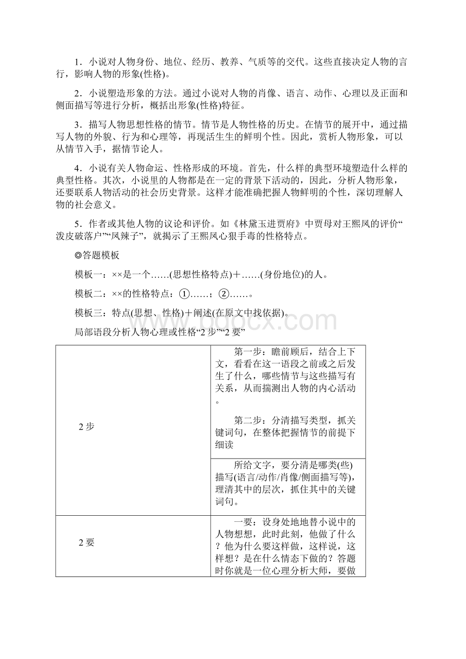 高考语文一轮复习第3部分专题12第4讲立足命题热点全解形象类题教案新人教版.docx_第2页