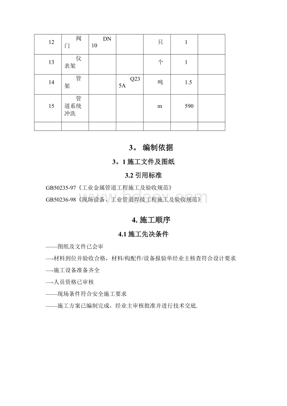 不锈钢管道安装施工方案标准版Word文件下载.docx_第3页