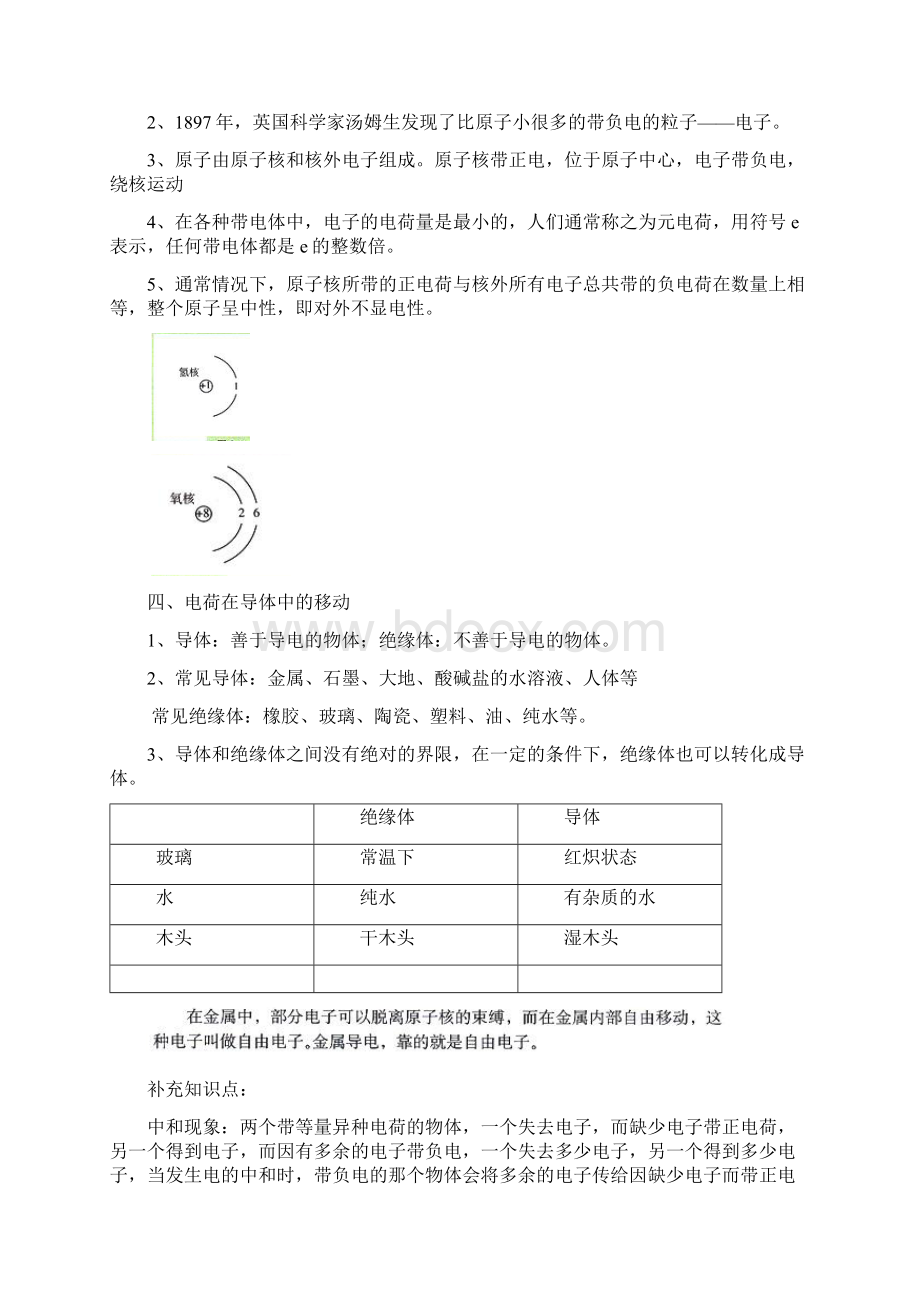 鲁教版九年级物理 电流和电路 教案文档格式.docx_第3页