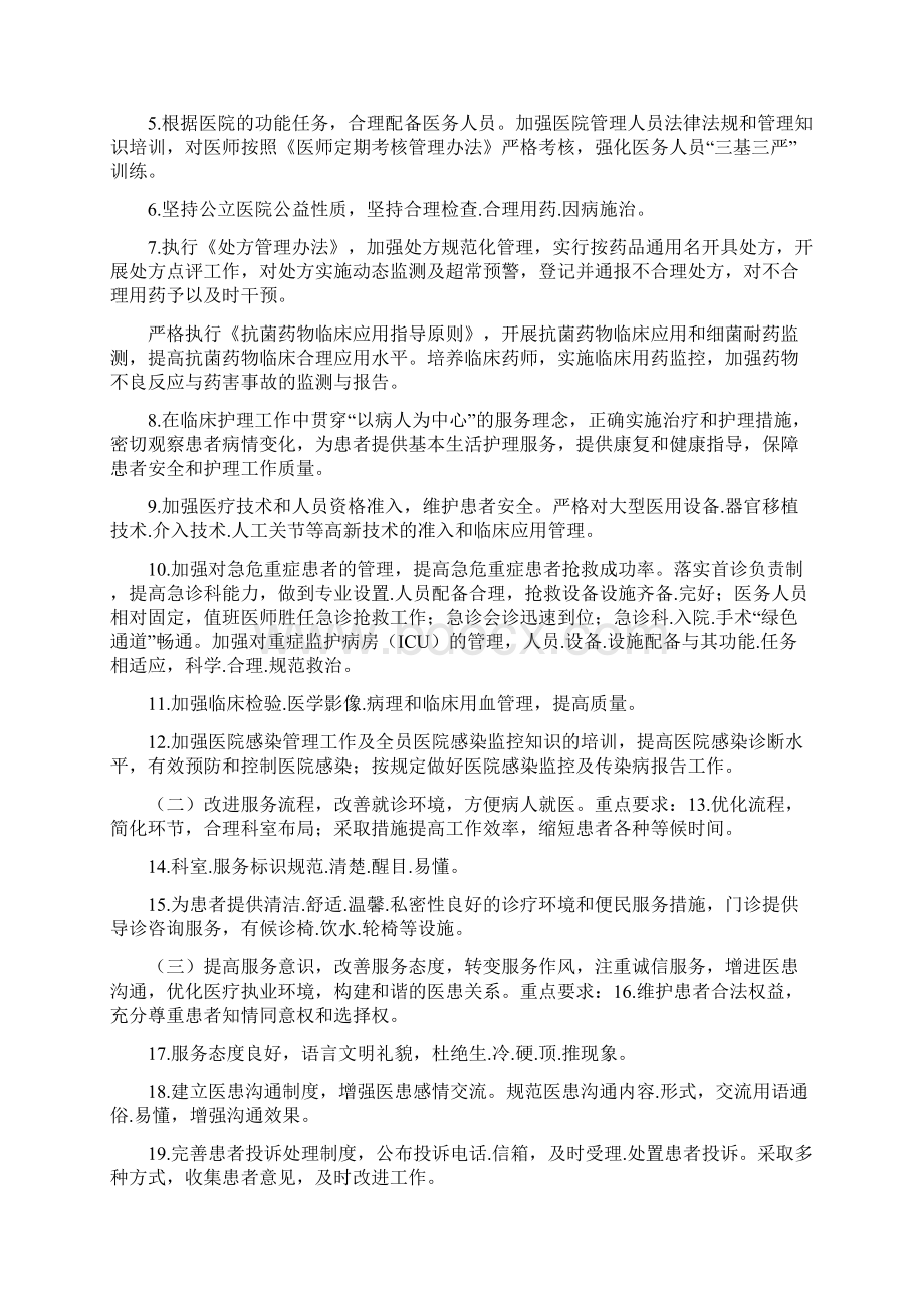 曲靖市第一人民医院医院管理年活动实施方案Word文件下载.docx_第2页