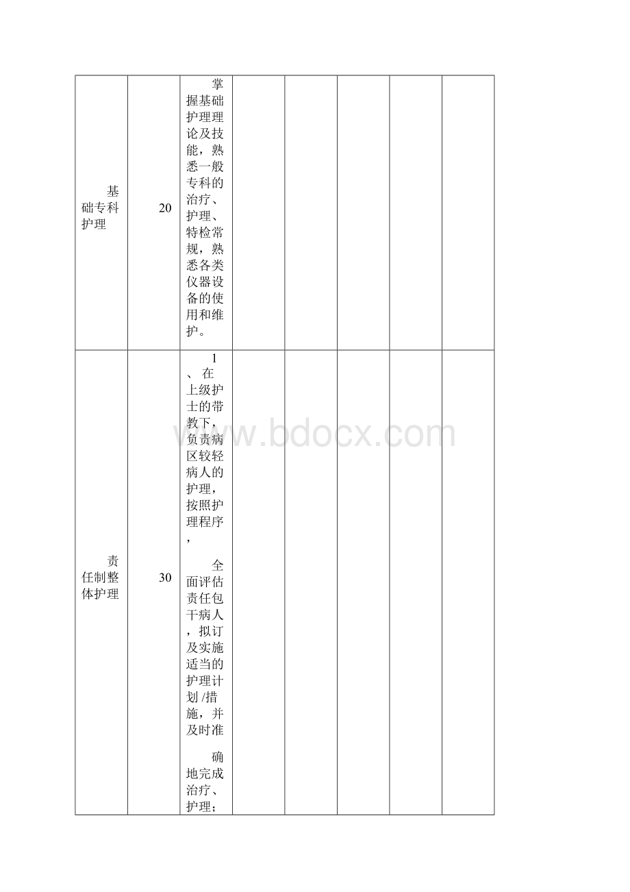 各层级护士考核表Word格式.docx_第2页