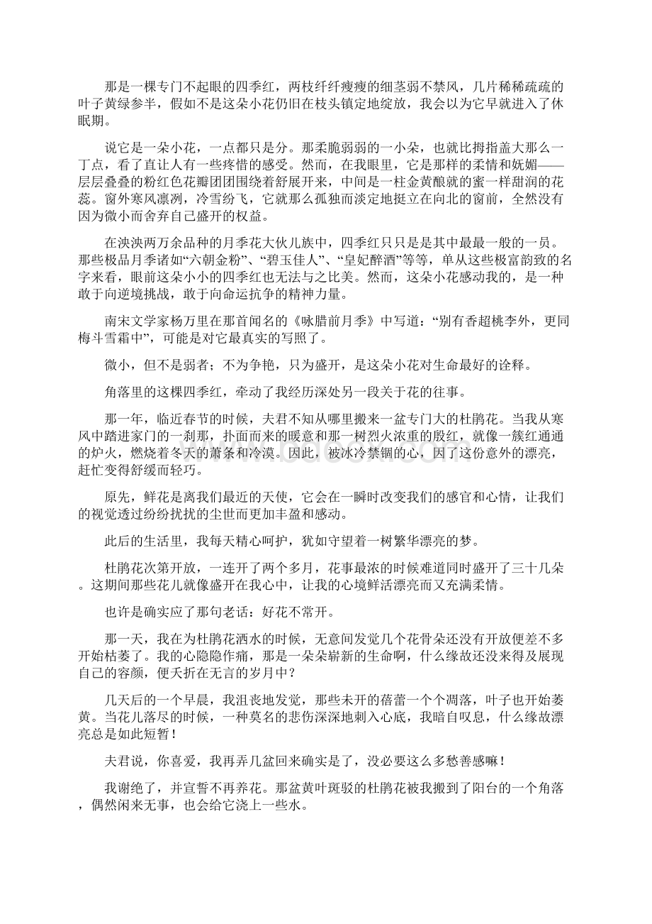 初中毕业生学业考试语文模拟卷1Word文档格式.docx_第3页