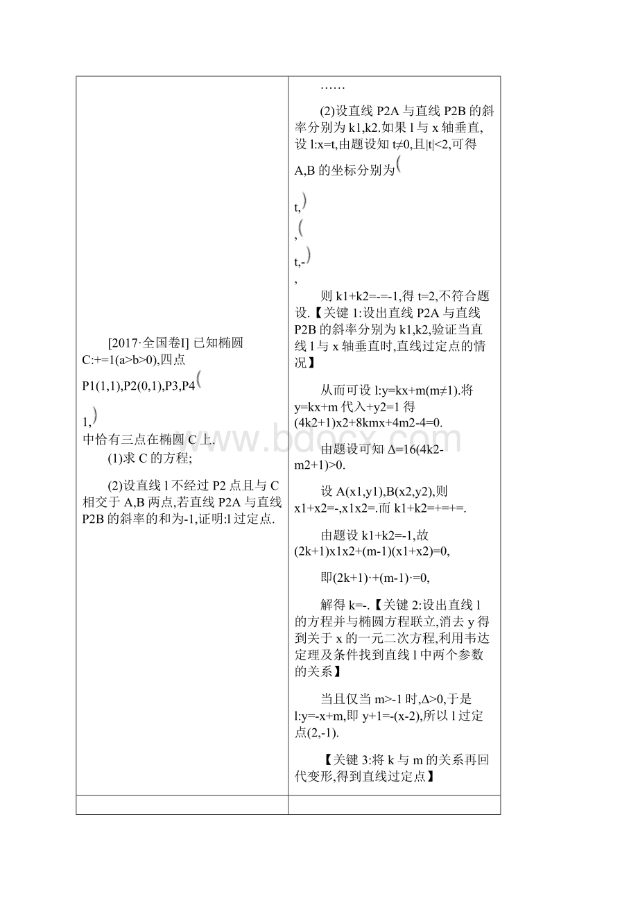 中考难点破解难点优质课 四 定点 定值 探索性问题.docx_第2页