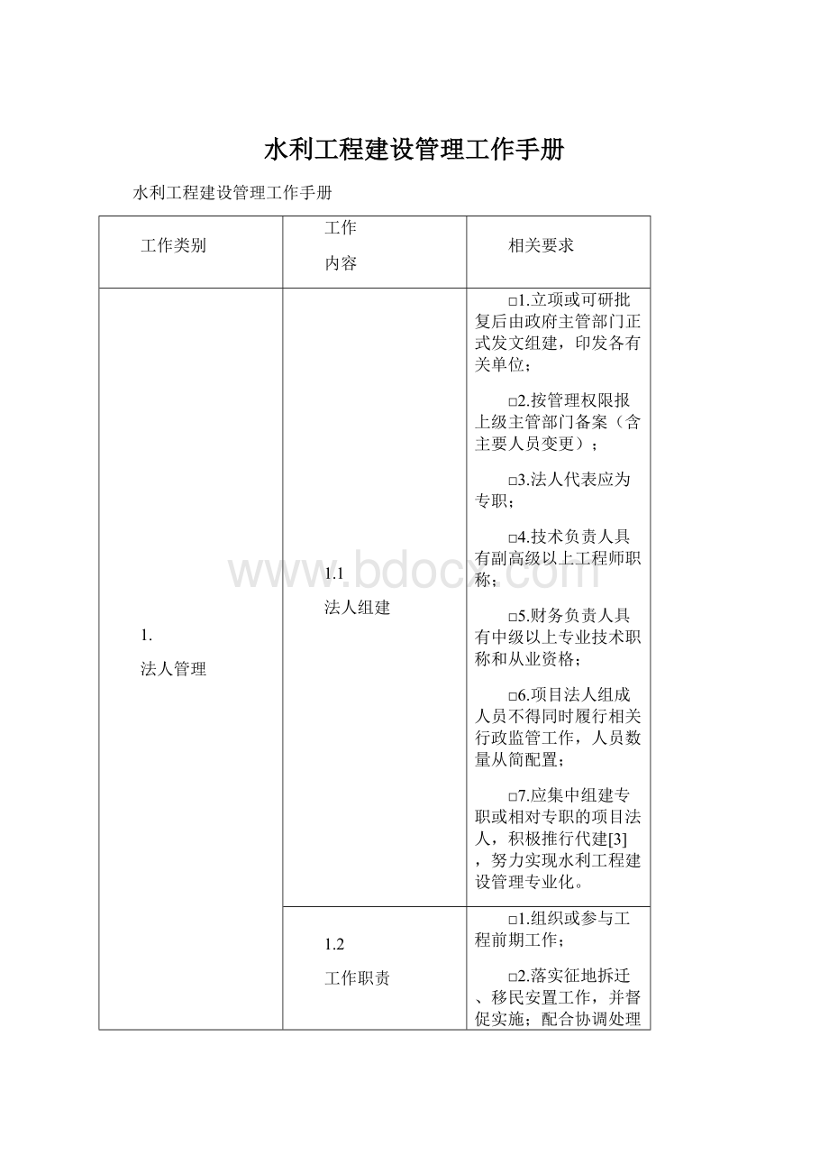 水利工程建设管理工作手册.docx_第1页