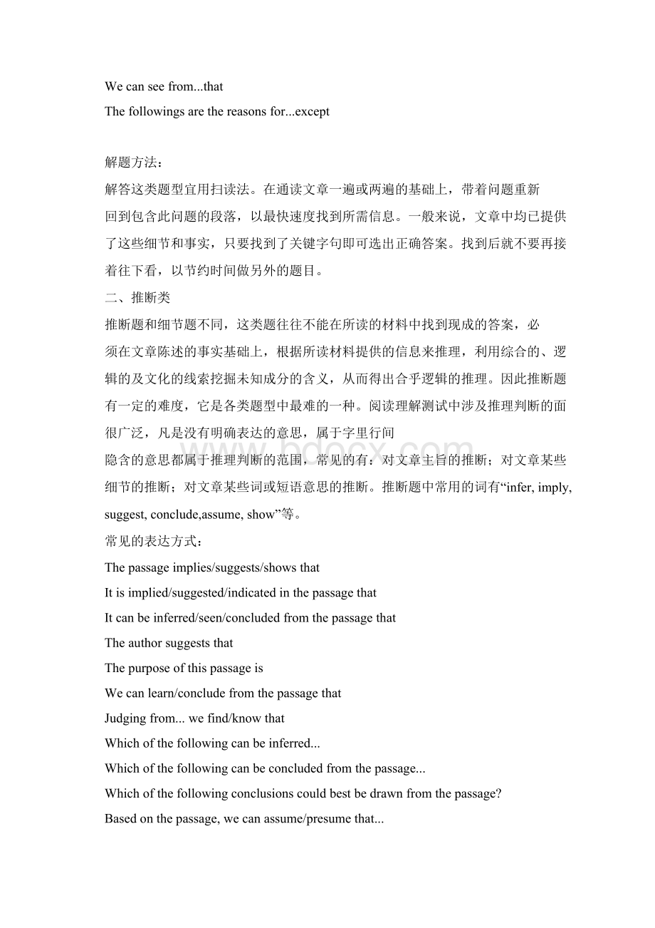 考研英语阅读理解题型分析及解题方法Word格式文档下载.docx_第2页