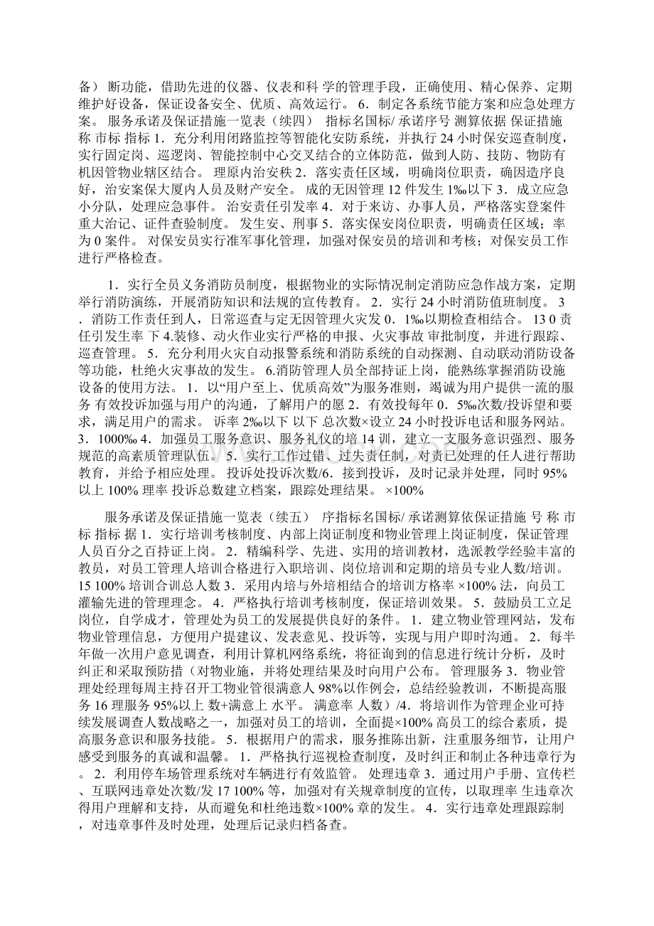 物业服务质量承诺与保证措施方案doc.docx_第3页