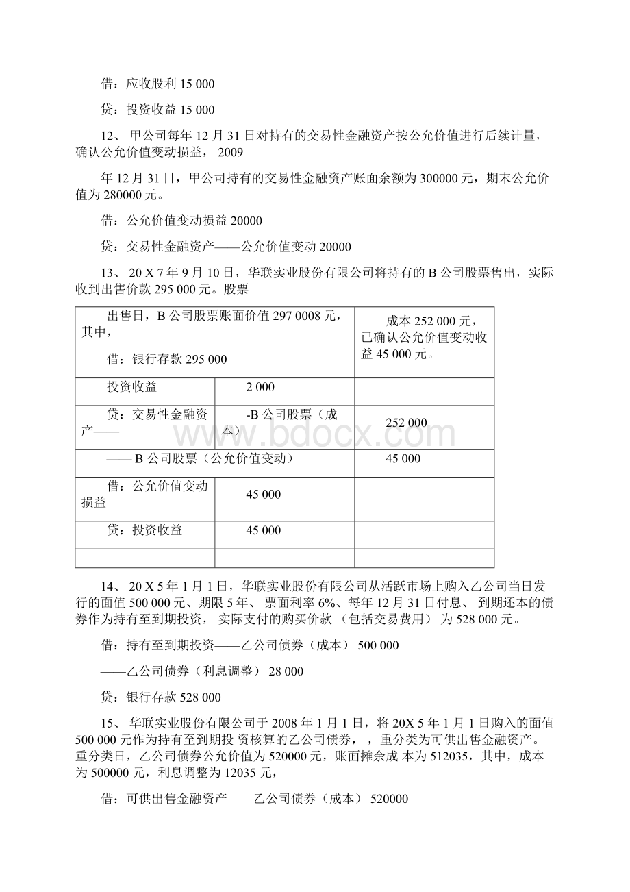 2105会计分录练习题答案.docx_第3页