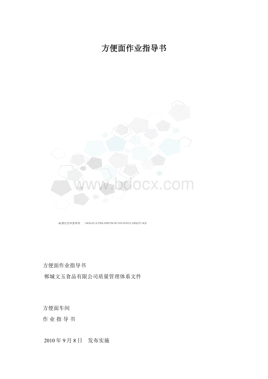 方便面作业指导书.docx