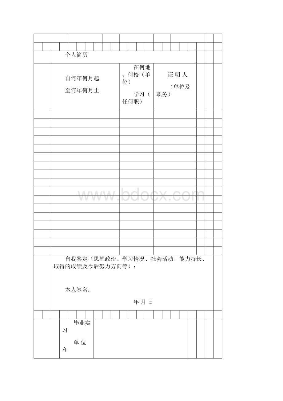 普通高等学校本专科毕业生登记表.docx_第3页