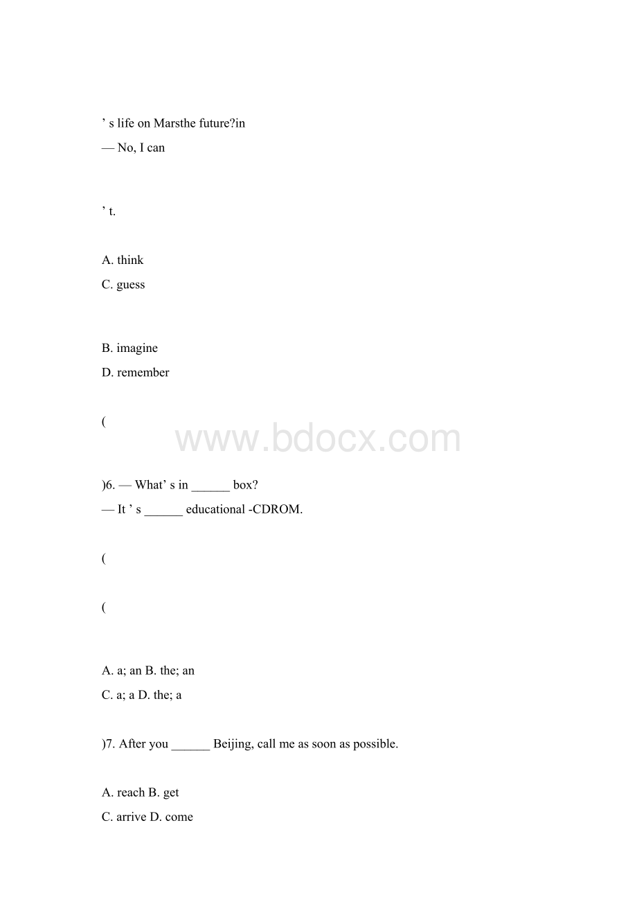 学年牛津译林版八年级下册英语Unit3单元练习卷及答案文档格式.docx_第3页