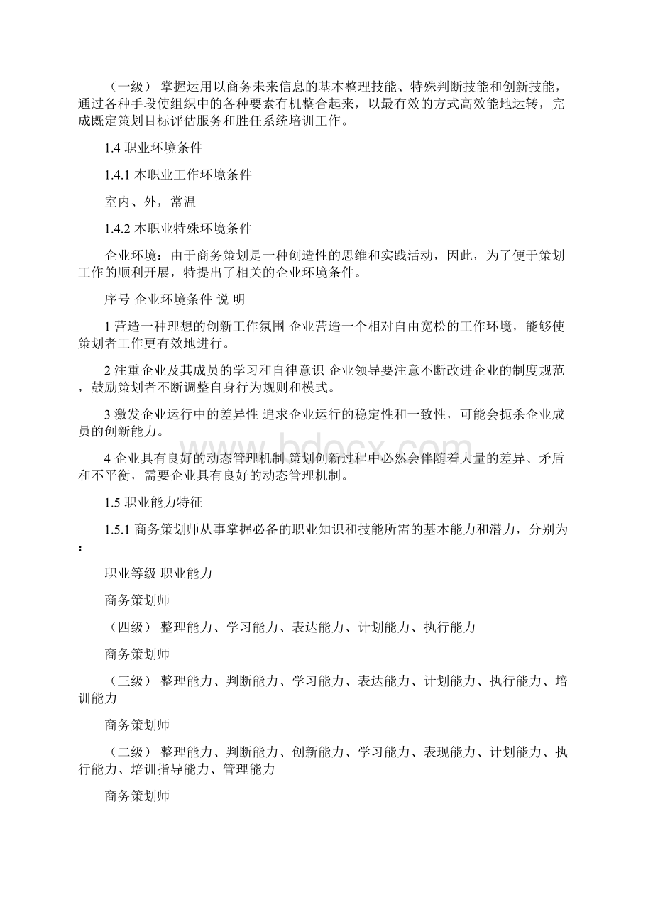 商务策划师职业标准规范Word下载.docx_第2页