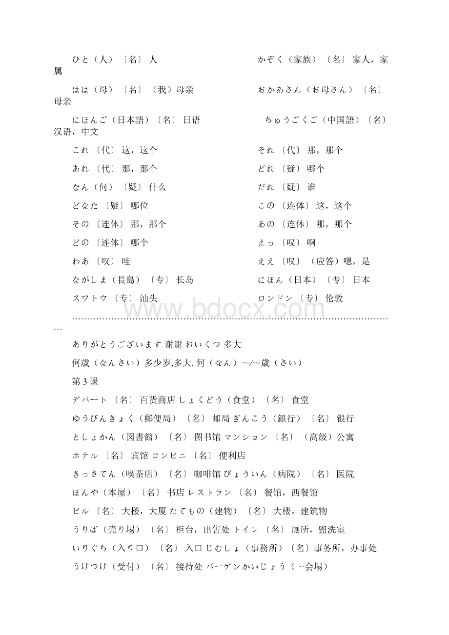 新版标准日本语单词文档格式.docx_第3页