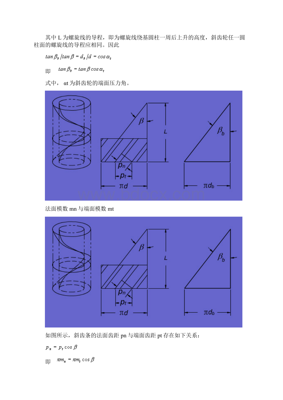 基于proe的渐开线斜齿圆柱齿轮精确建模Word下载.docx_第2页