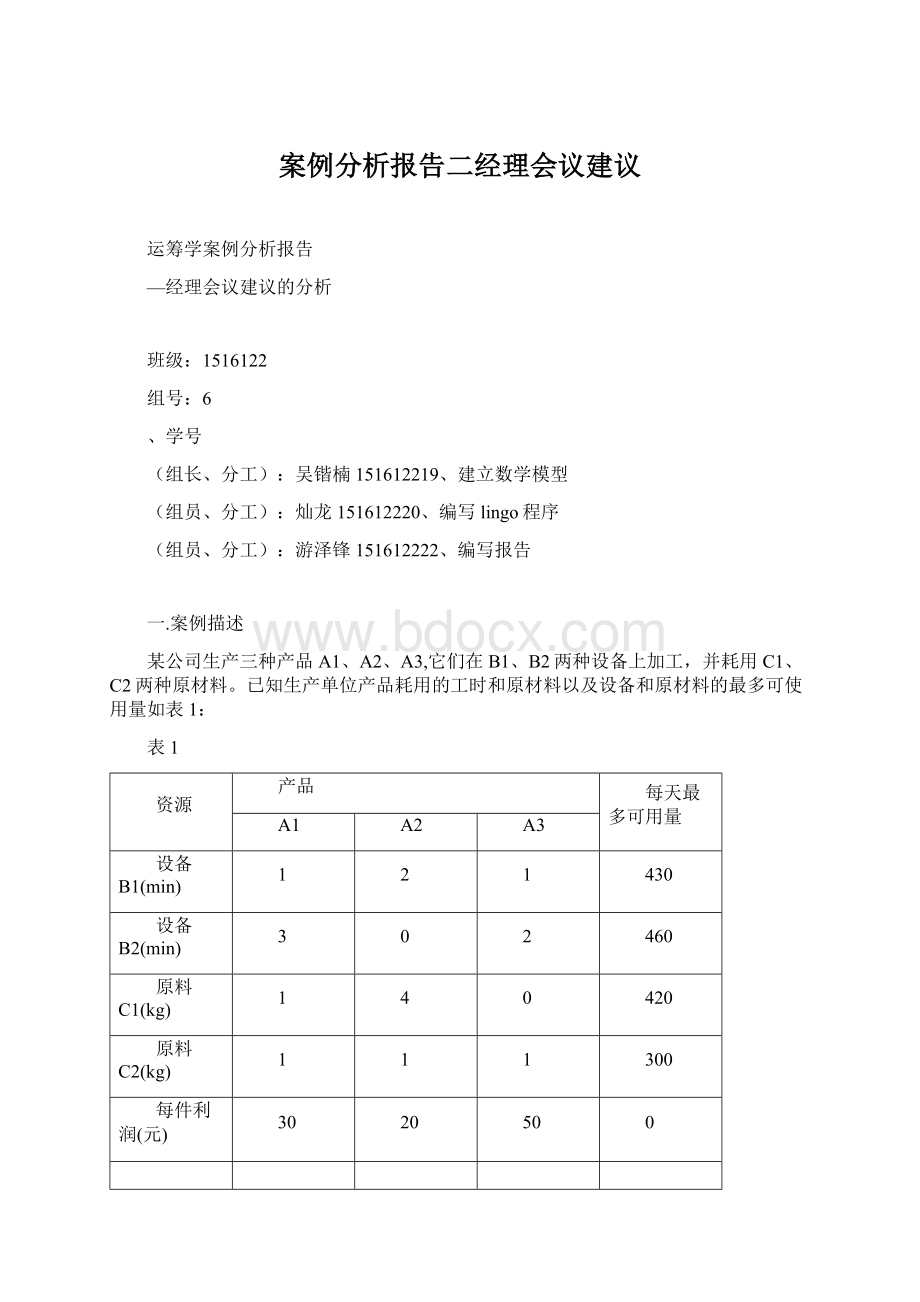 案例分析报告二经理会议建议.docx