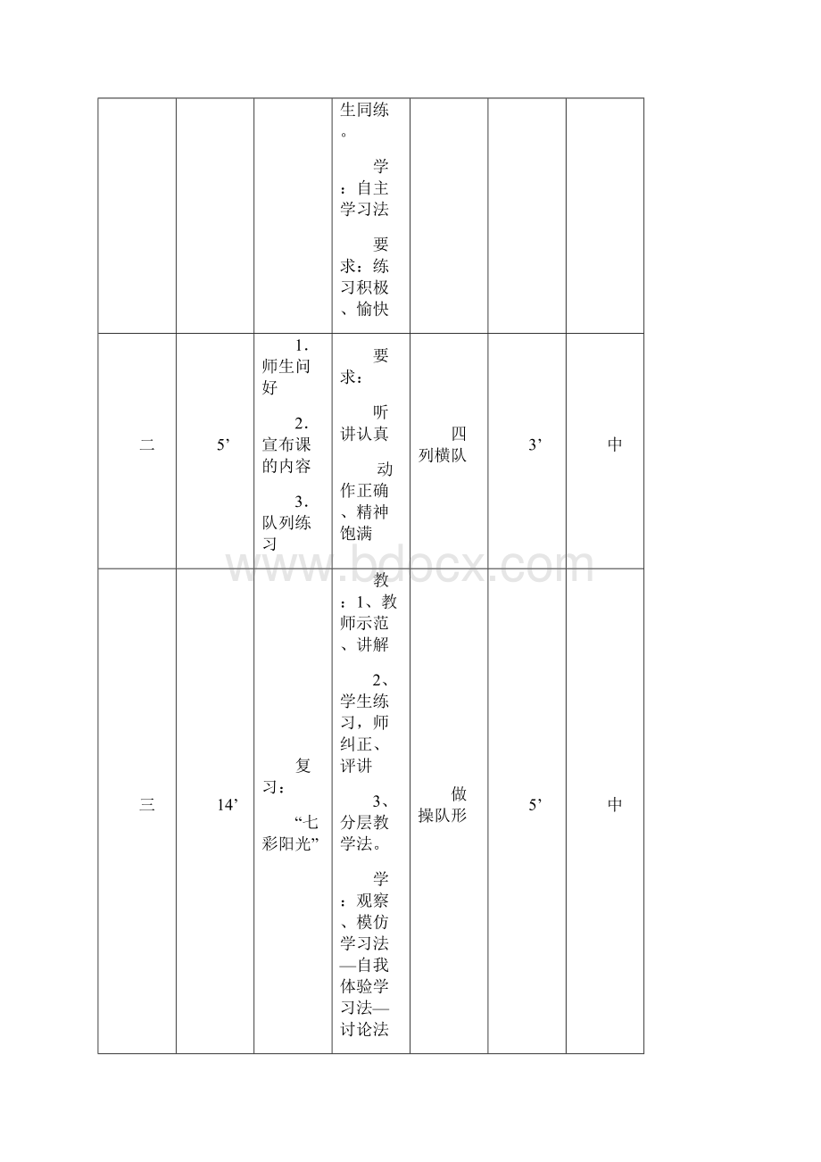 小学三年级下册体育课教案.docx_第3页