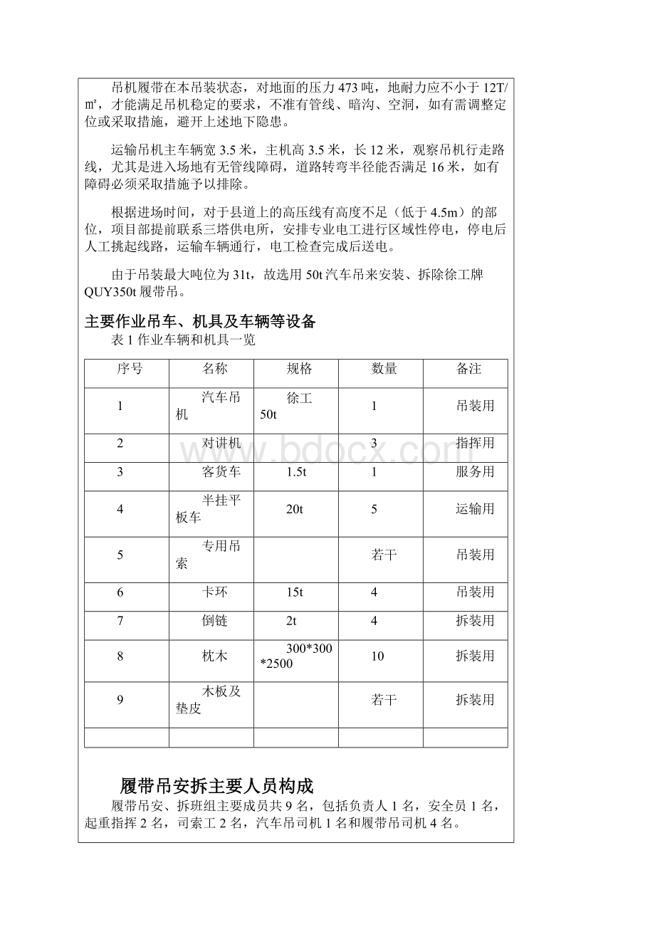 履带吊安装与吊装安全技术交底Word格式文档下载.docx_第2页