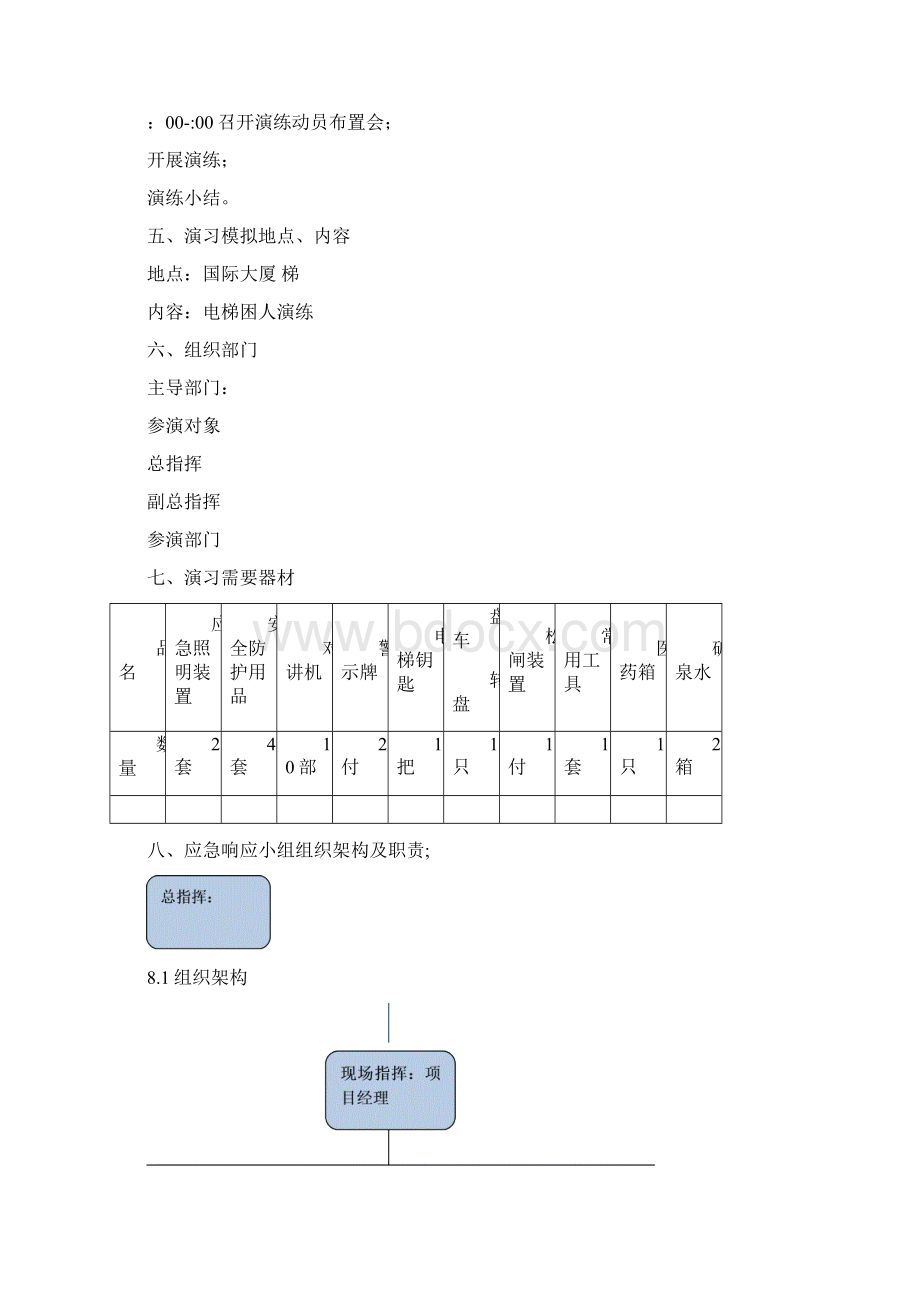 0512 电梯困人专项应急预案应急演练方案.docx_第2页