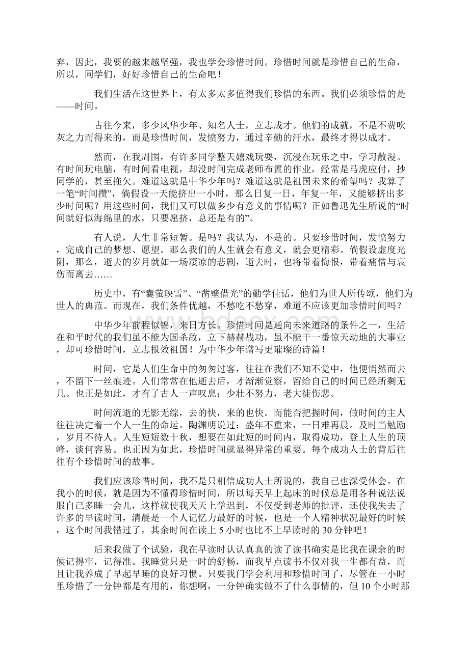 珍惜时间小升初作文.docx_第3页