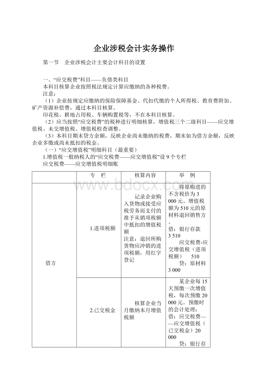 企业涉税会计实务操作.docx_第1页