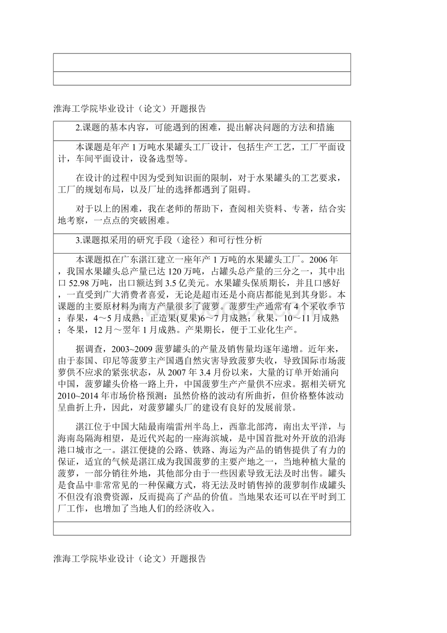 毕业设计年产1万吨水果罐头工厂设计.docx_第3页