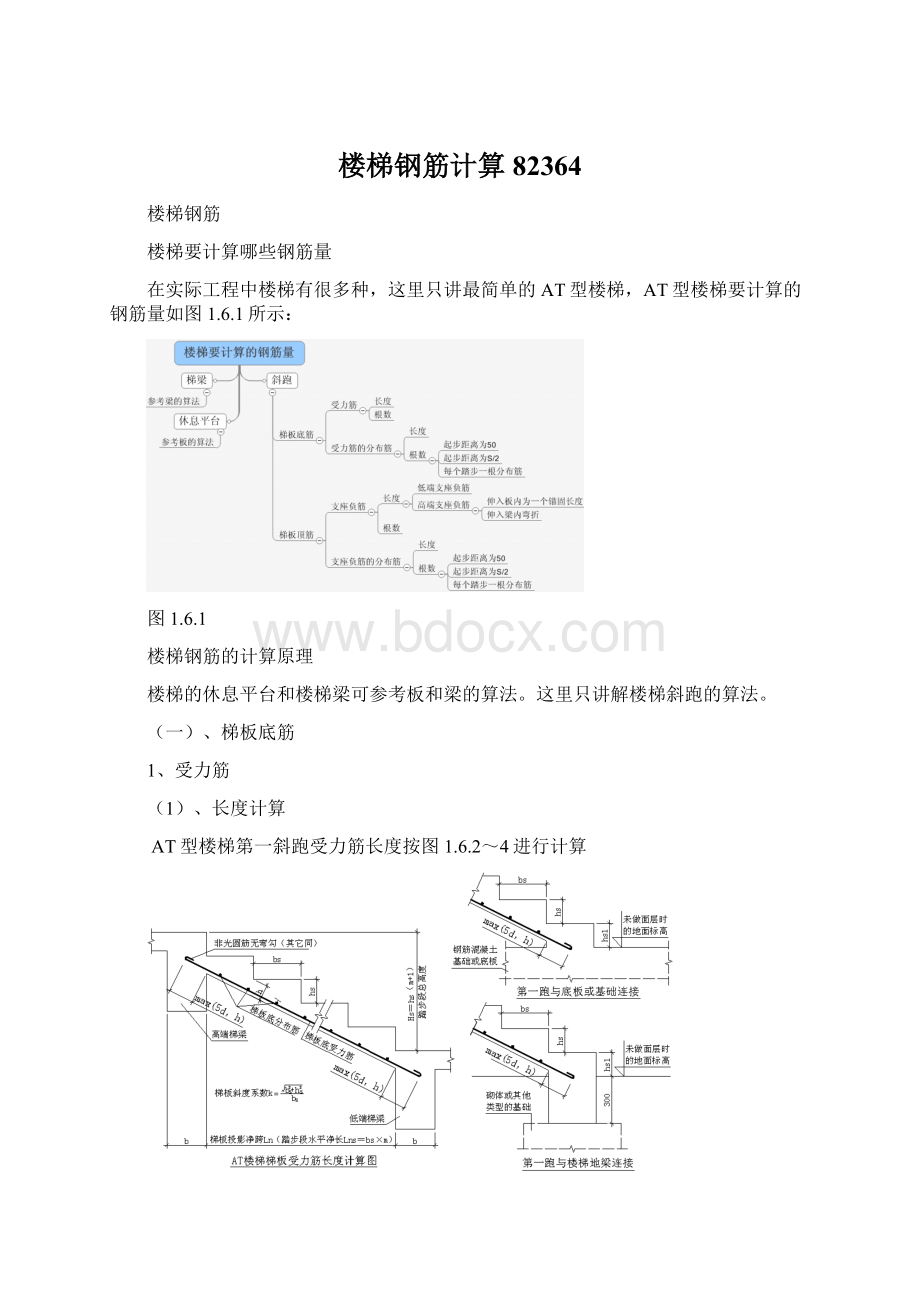 楼梯钢筋计算82364.docx