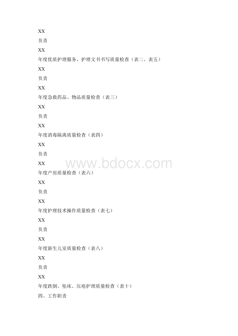 医院妇产科护理质量和安全管理与持续改进方案Word格式.docx_第2页