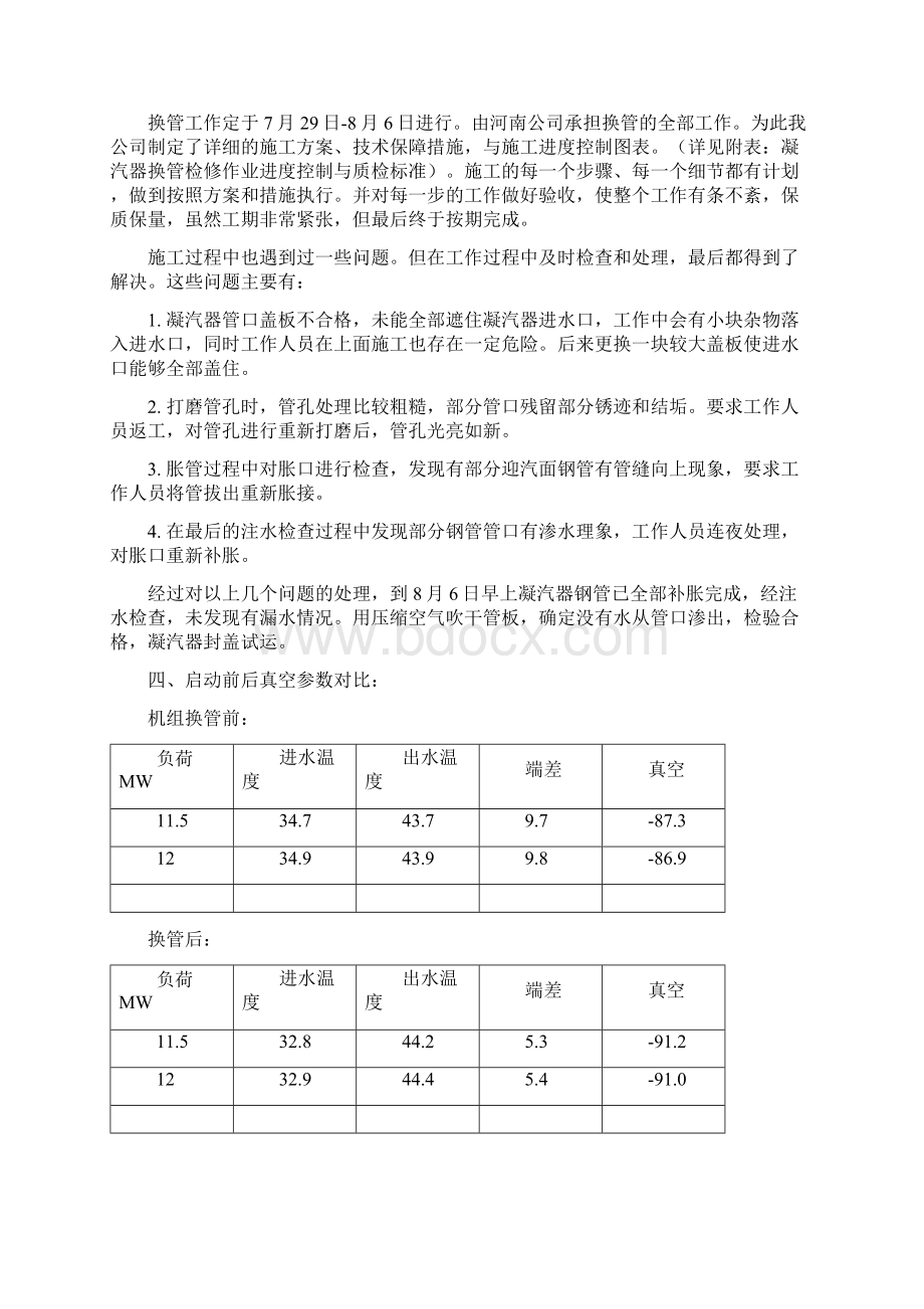 凝汽器换管检修总结.docx_第2页