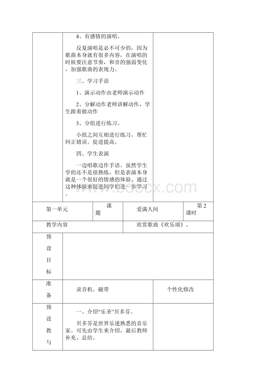 新人教版六年级音乐下册教案修订稿Word下载.docx_第2页