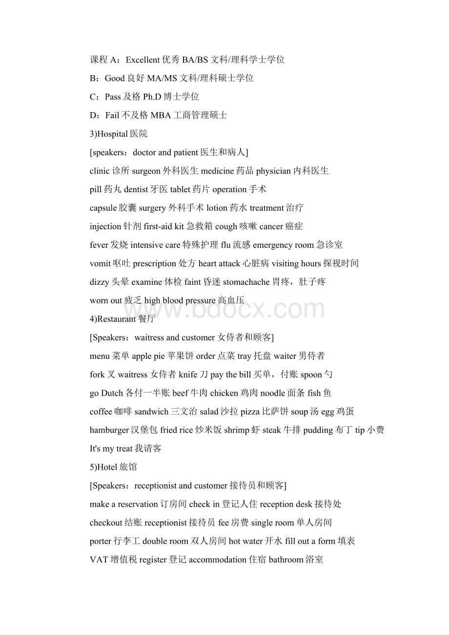 大学英语四级听力常见词汇词组汇总39页word资料Word格式文档下载.docx_第2页