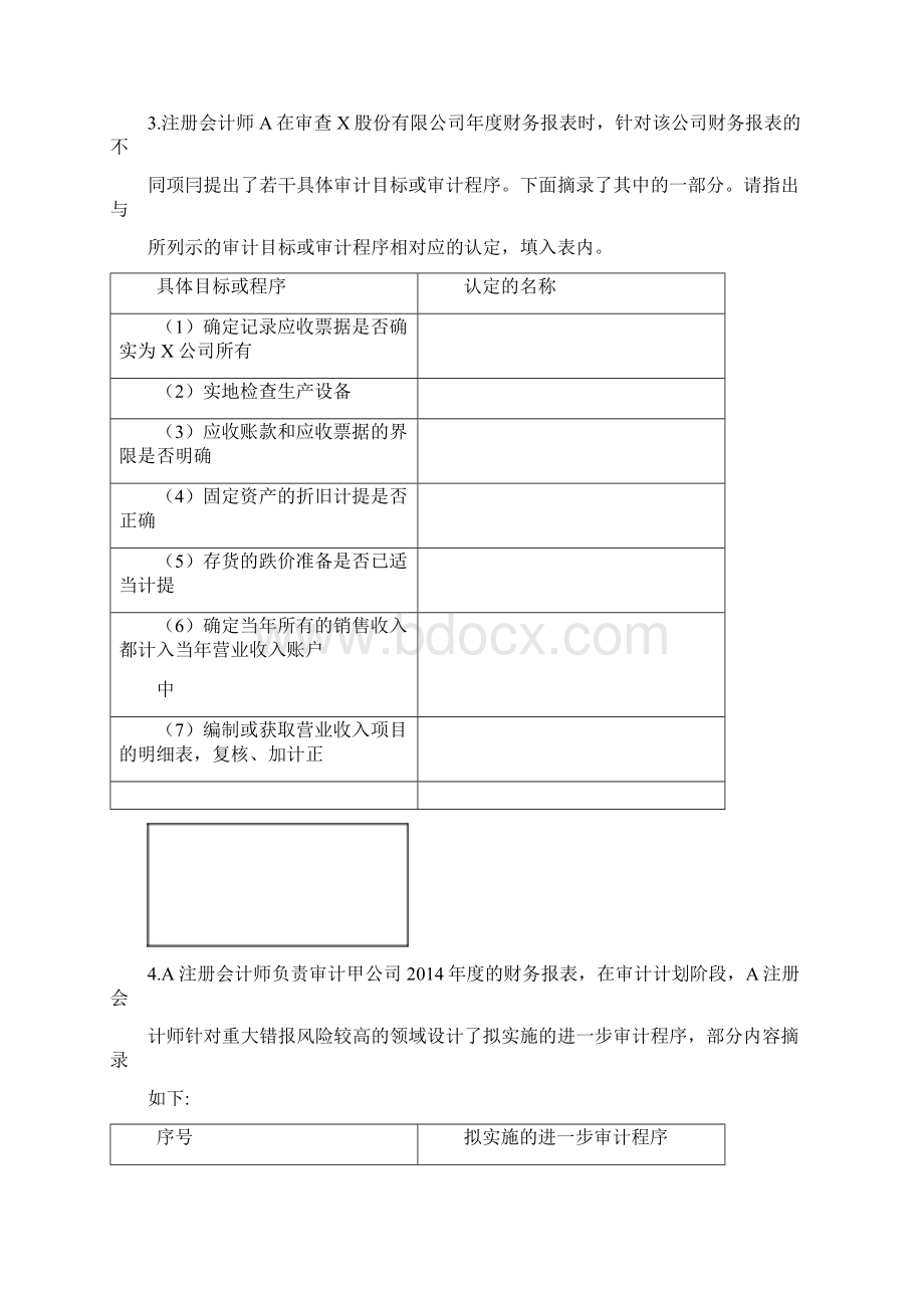 CPA审计简答题集合Word文档下载推荐.docx_第2页