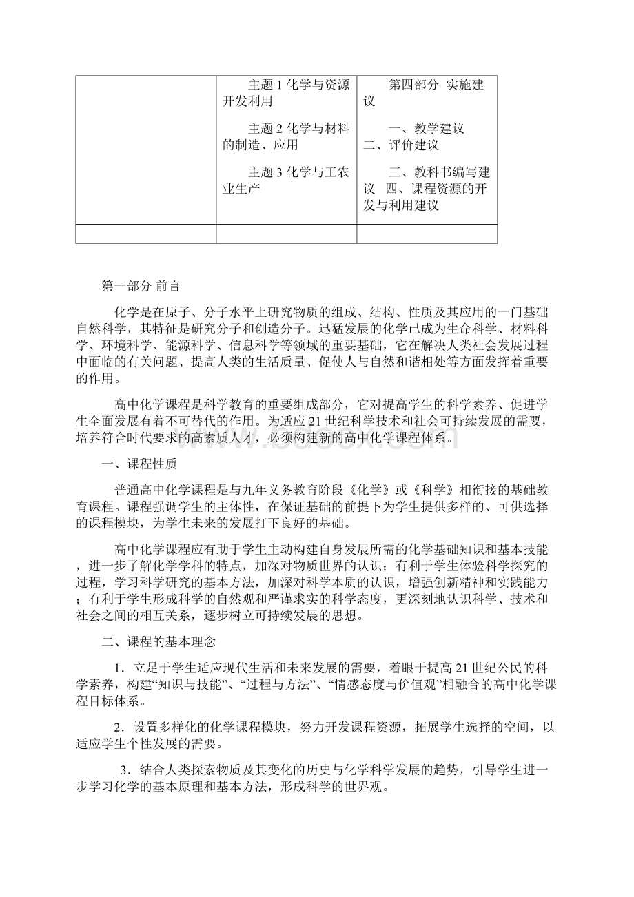 最新普通高中化学课程标准实验Word格式文档下载.docx_第2页