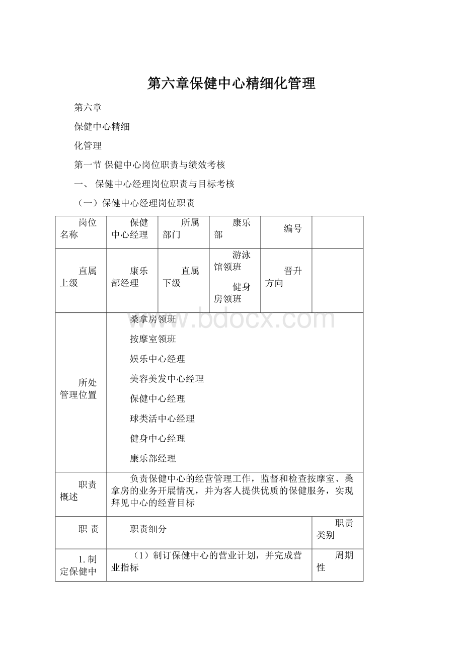 第六章保健中心精细化管理.docx