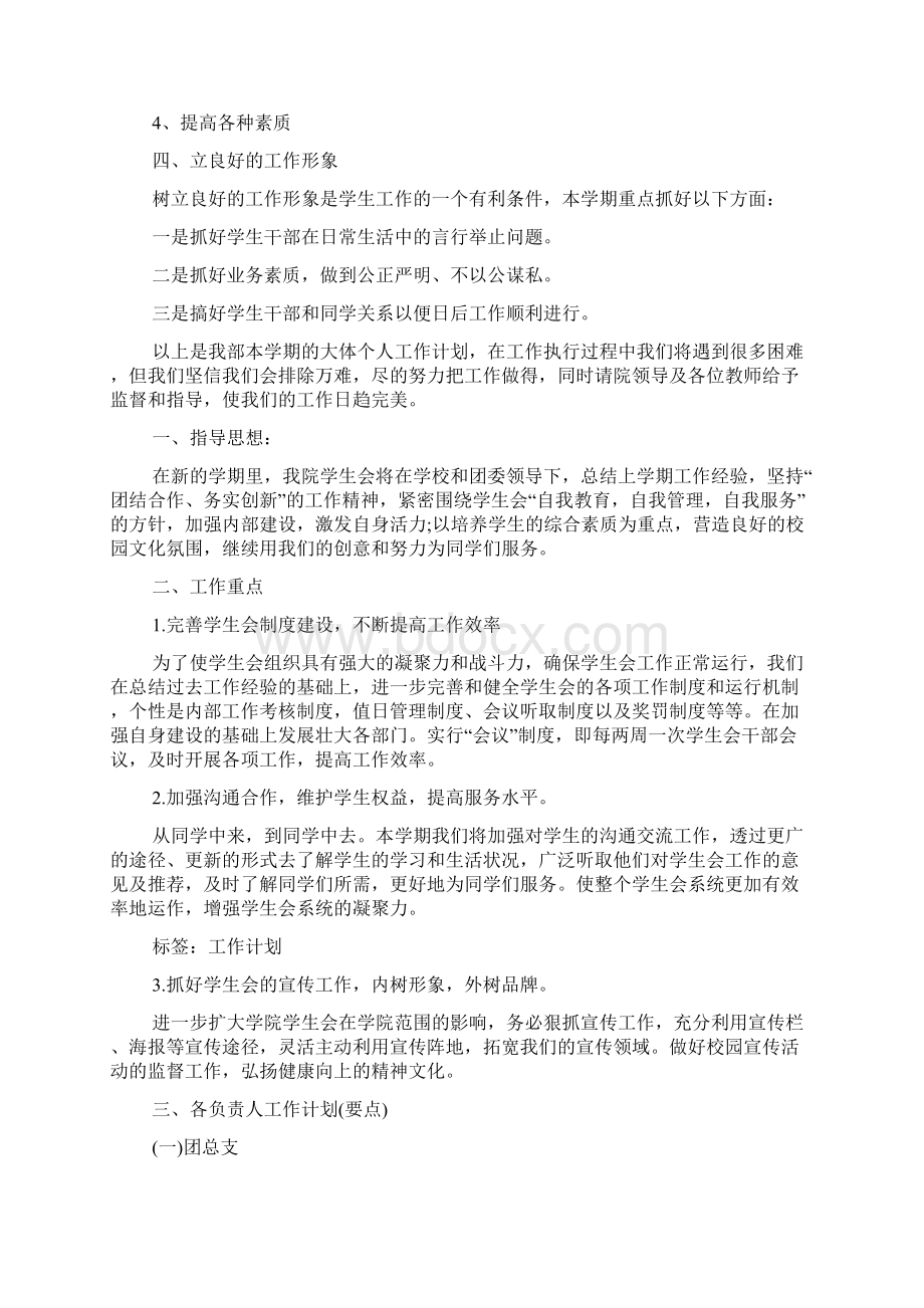 大学部门个人工作计划文档格式.docx_第2页