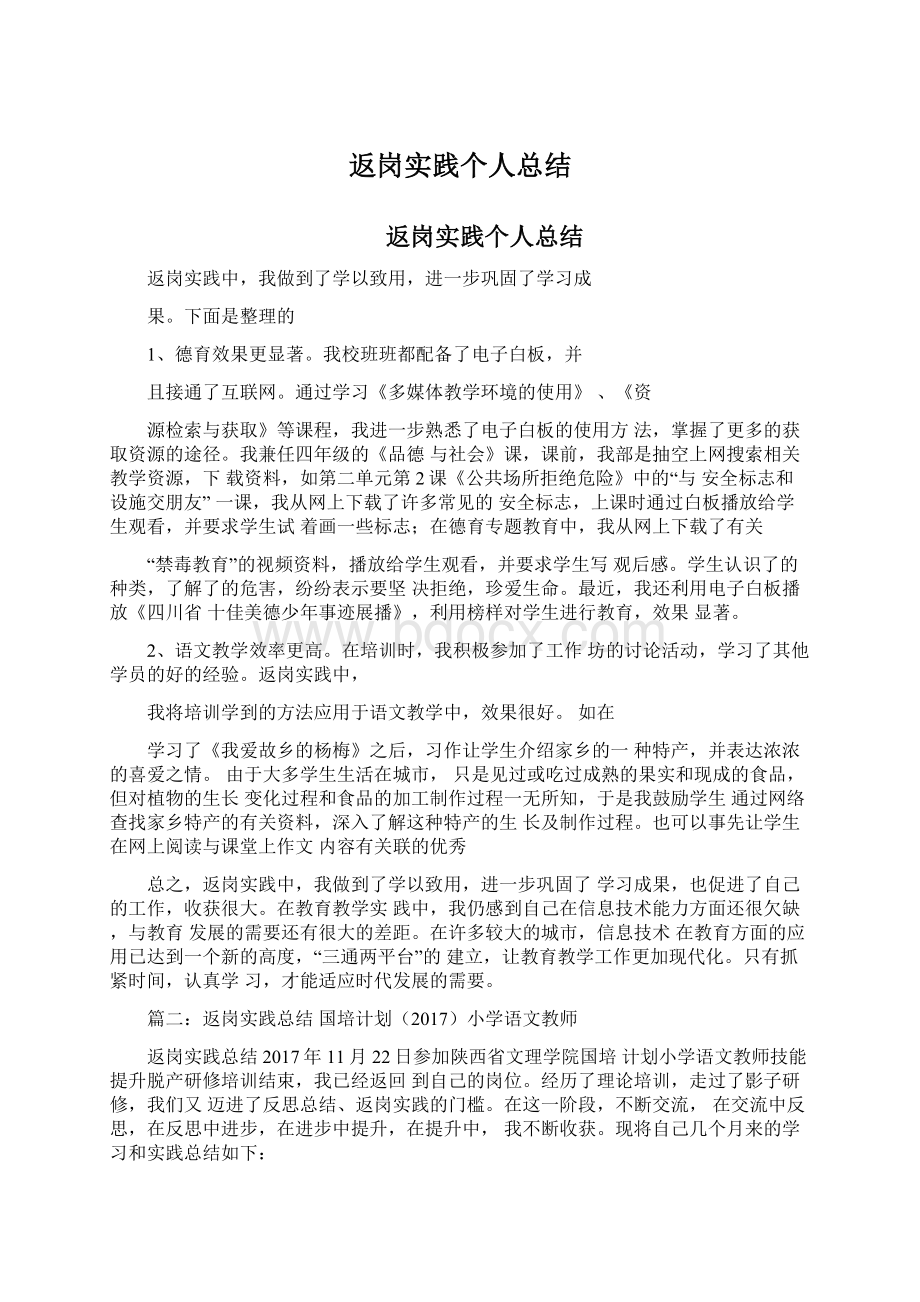 返岗实践个人总结文档格式.docx_第1页