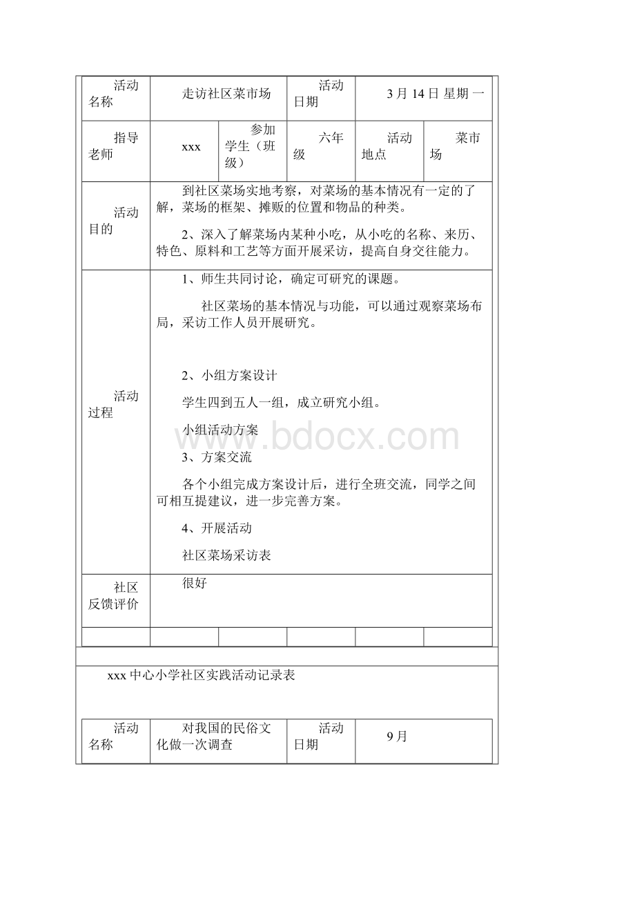 小学生社会实践记录十五个.docx_第2页