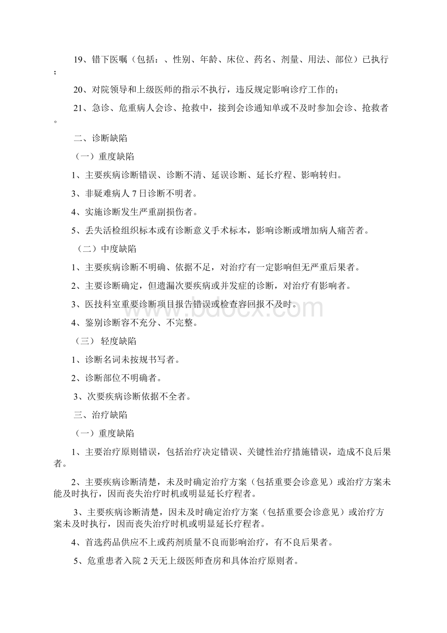 医疗缺陷判定标准.docx_第2页