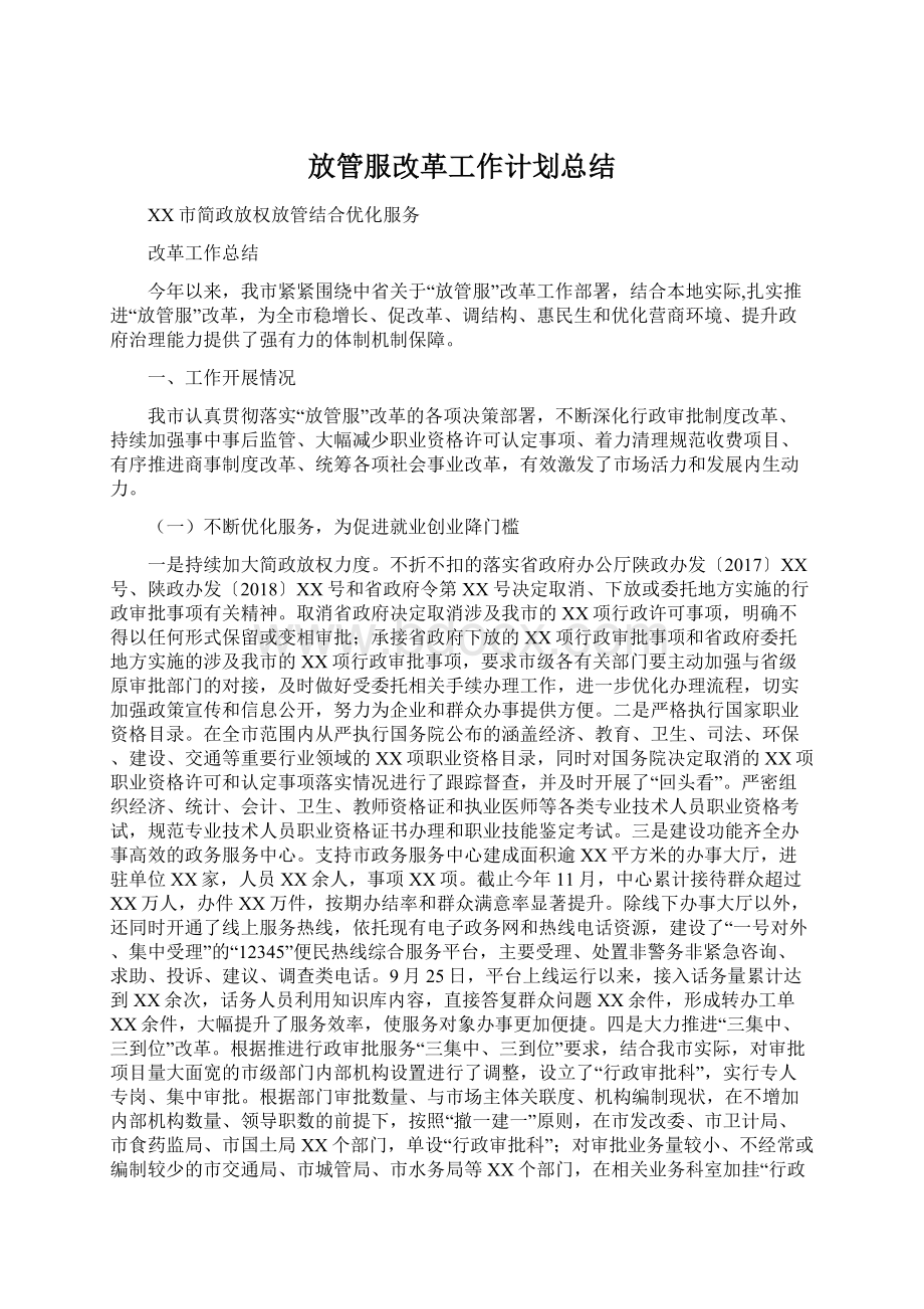 放管服改革工作计划总结.docx