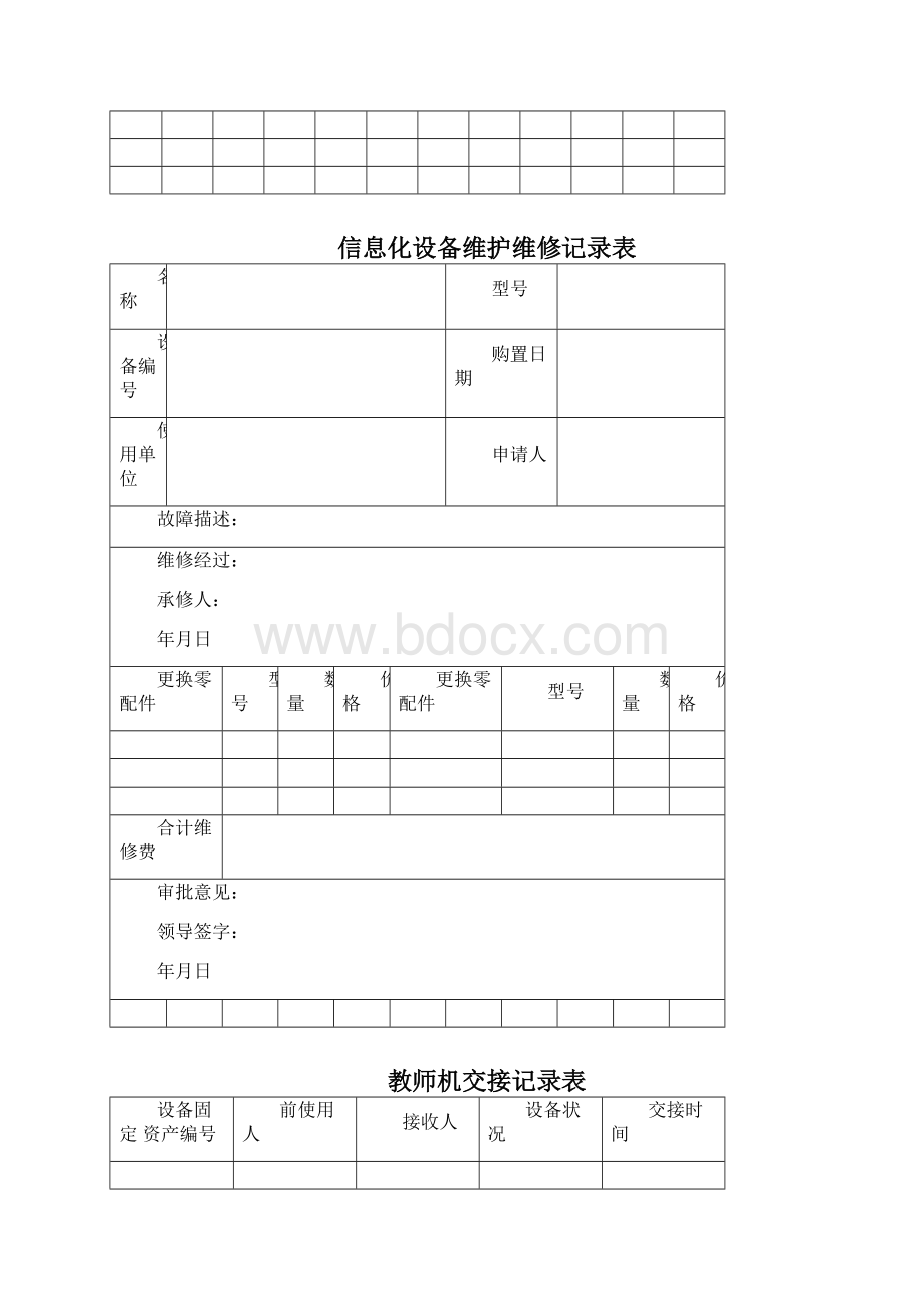 学校信息化设备一览表Word文档下载推荐.docx_第2页