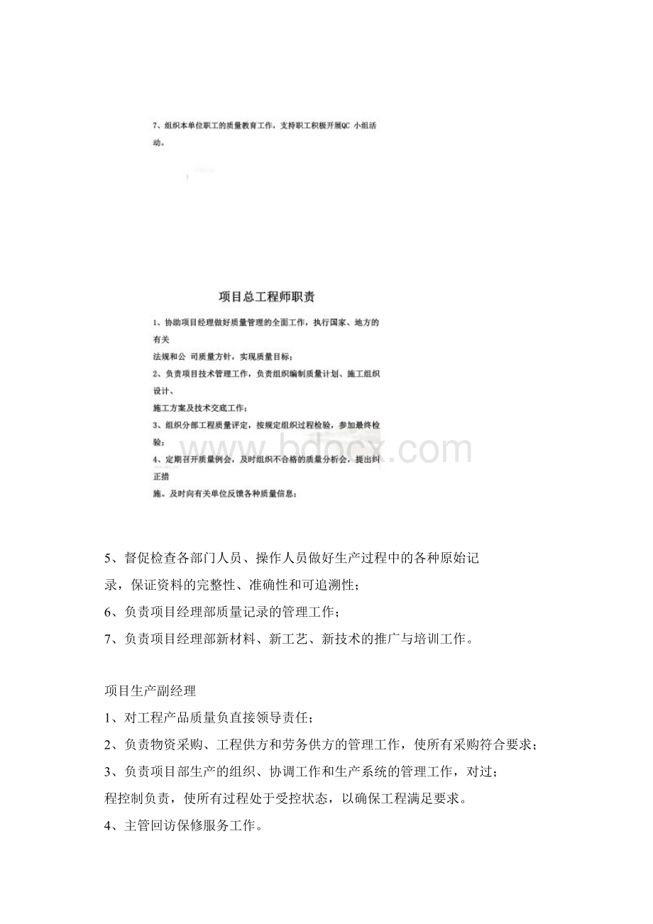 某项目各岗位职责说明书doc 13页Word下载.docx_第2页