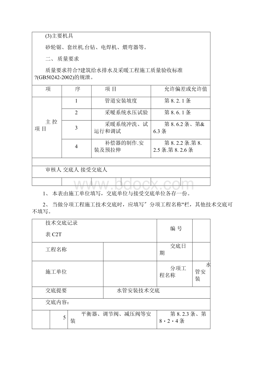 水管安装技术交底docWord文档下载推荐.docx_第2页