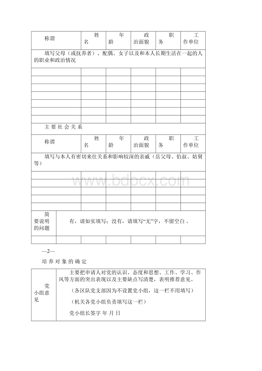 入党积极分子考察表模版文档格式.docx_第3页