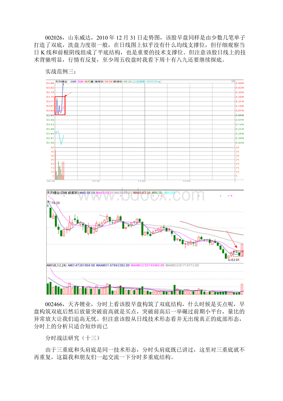 宏帆分时战法研究1213双底部多重底.docx_第3页