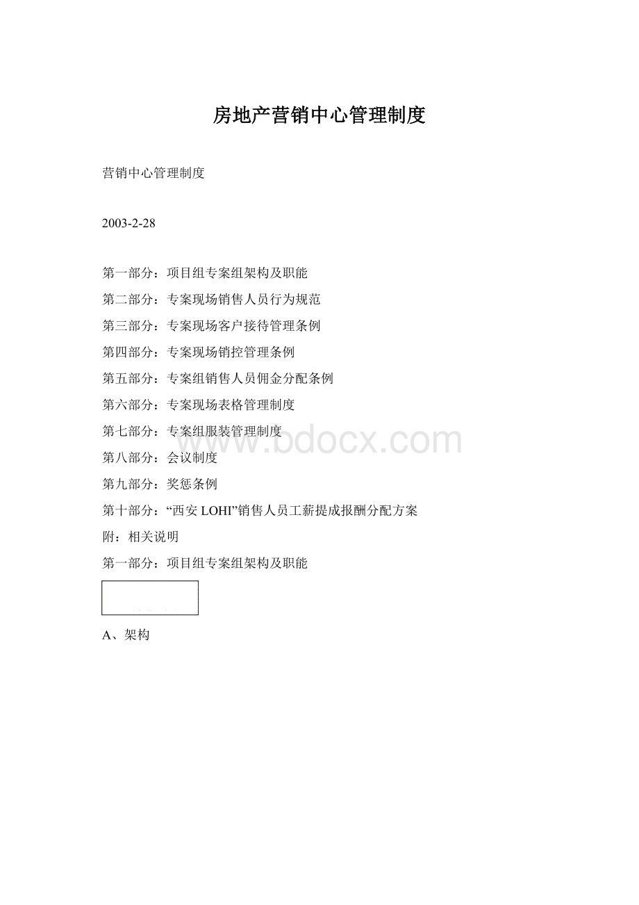 房地产营销中心管理制度.docx