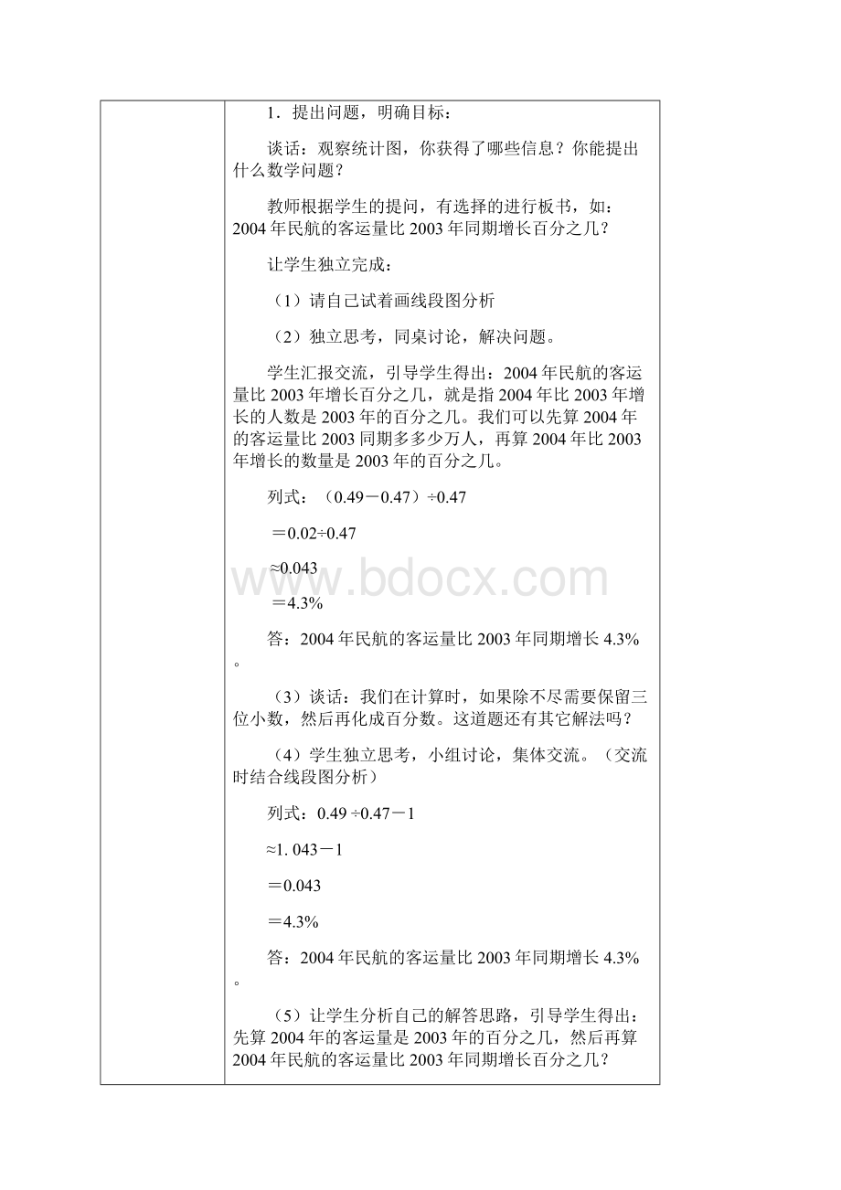 青岛版数学六年级下册第一单元集体备课教案Word文档下载推荐.docx_第3页