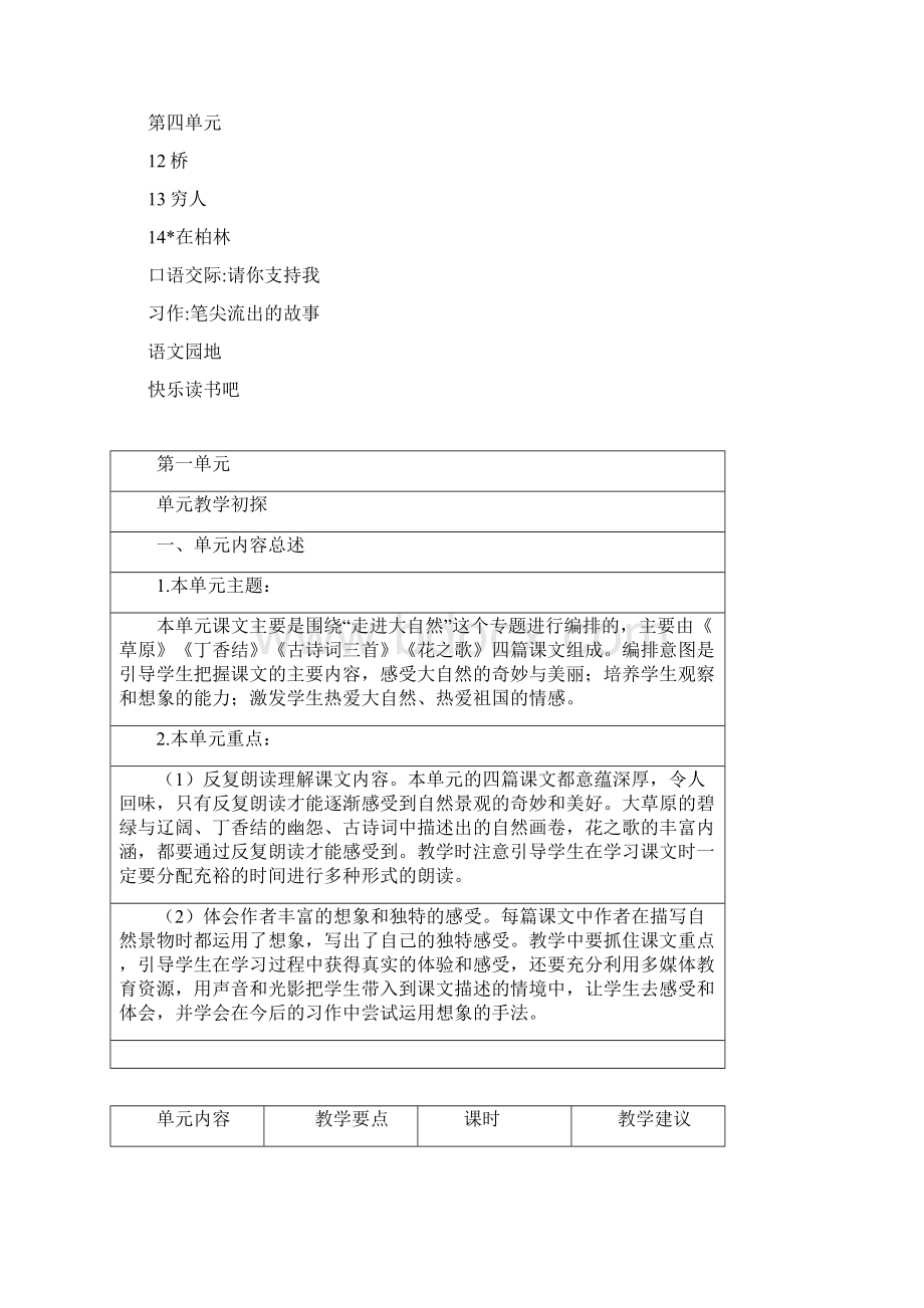 最新部编六年级语文上册14单元教案Word格式.docx_第2页